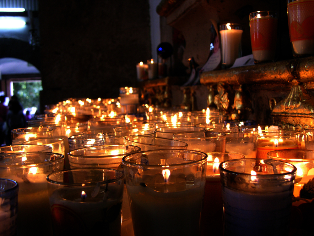 Catholic mass candles